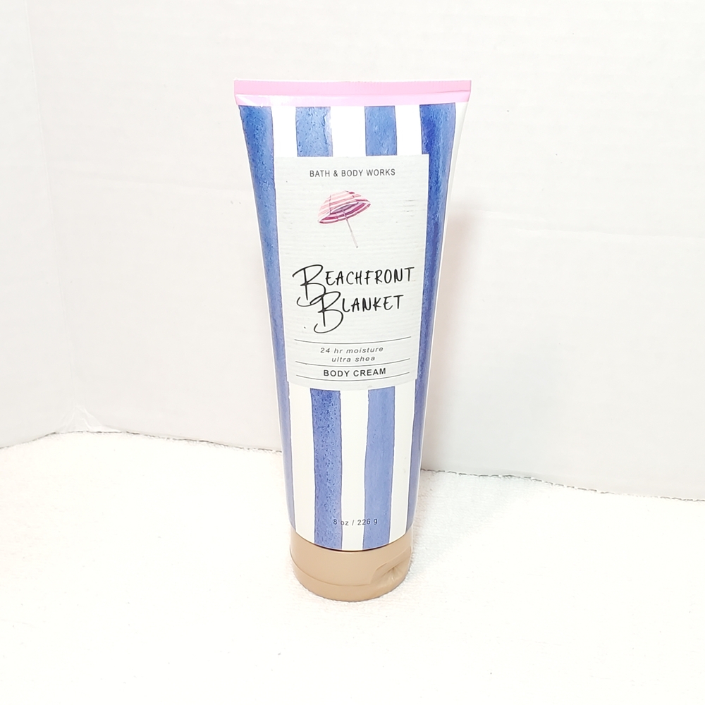 Bath & Body Works Beachfront Blanket 8 oz Tube Moisture Ultra Shea Body Creams